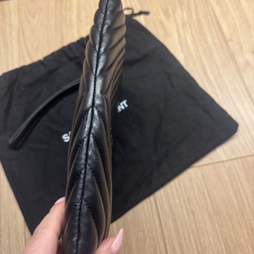 YSL clutch 25cm used, black