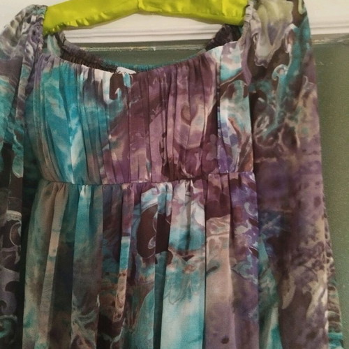 Be You Party Dress like new, viscose, lilac turquoise