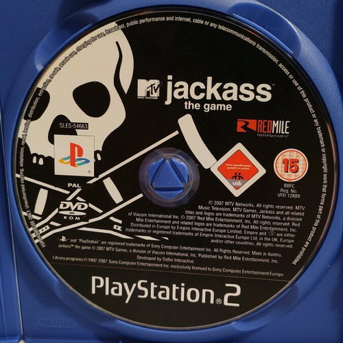 Mtv Jackass The Game PS2 used in excellent condition