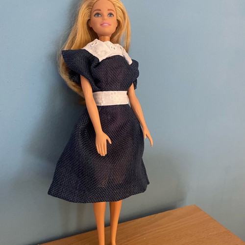 Barbie Mattel 2016 like new with handmade dress