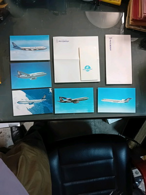 Olympic Company stationery used, set with cards and envelope