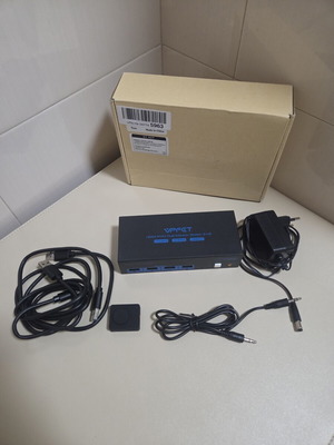 SW220 HDMI KVM Dual Monitor Switch 2 Ports 4K 60Hz USB 3.0