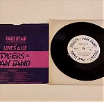  Vinyl  7'' Single 45 RPM - TYGERS OF PAN TANG - PARIS BY AIR , HEAVY METAL