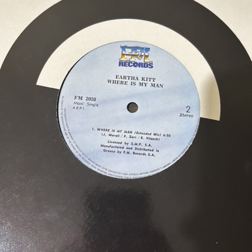 Eartha Kitt Where Is My Man maxi single used