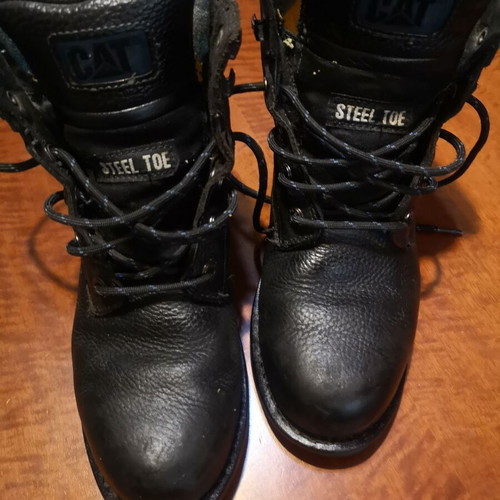 Caterpillar Kenzie ST P90392 women's boots used, safety shoes steel toe