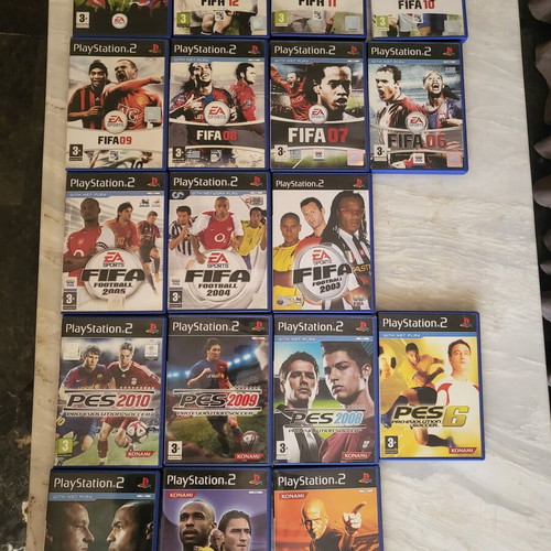 PlayStation 2 sports games pack of 18 used, complete with manuals