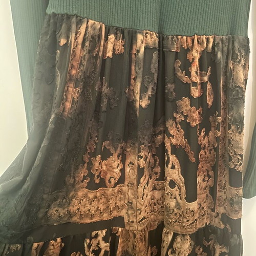 Desigual Long Dress Like New, Green