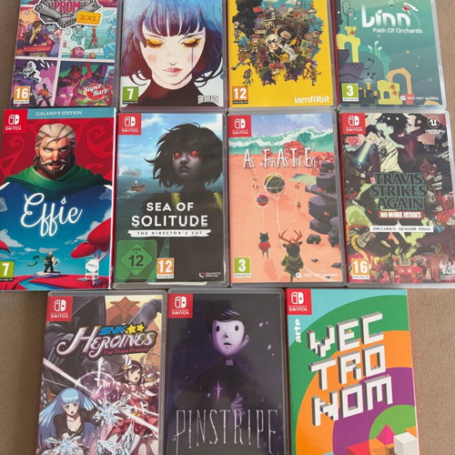 Set of 18 new Nintendo Switch games