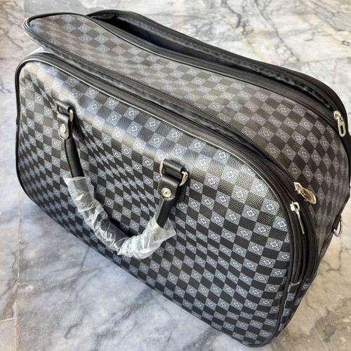 Travel bag duffel style checkerboard new