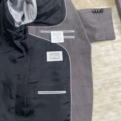 Tom Frank coarse wool gray suit No 50 like new