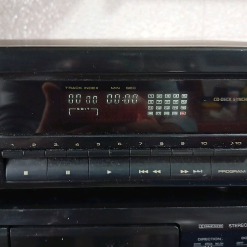 Cd player and cassette deck used, functional set