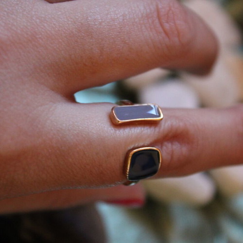 Ring blue-gray new
