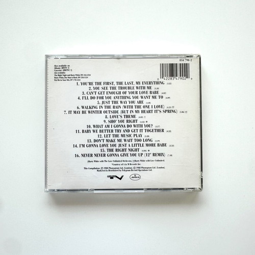 Barry White The Collection CD used, pop