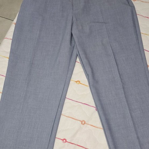 Mango Blue Crop Suit Pants New