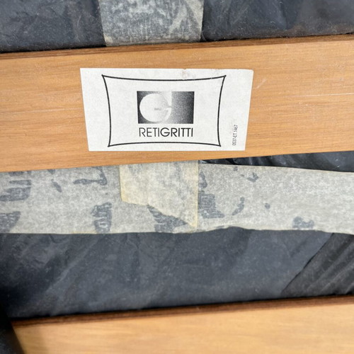 Folding Bed with Wooden Anatomical Slats Retigritti like new