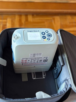 Inogen Rove 6 portable oxygen concentrator used