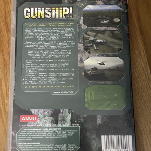 Gunship! PC game used, action simulation shooter