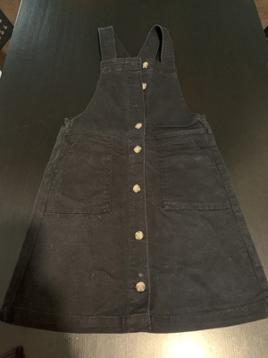 H&M Girls' Dress Salopette Size 134cm Like New Black