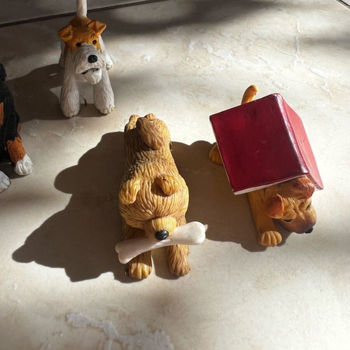 Set of rubber vintage 90s toys used, 8 pieces