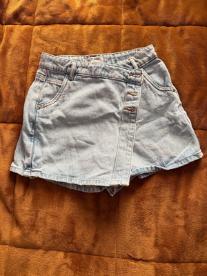 Skorts LCW Jeans like new, size XS, white and gray