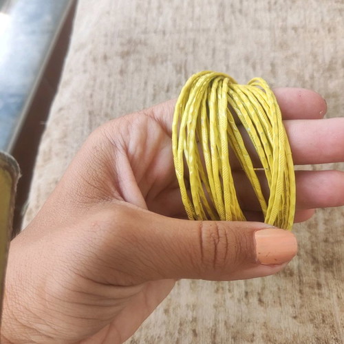Bracelet new yellow metallic phosphorescent