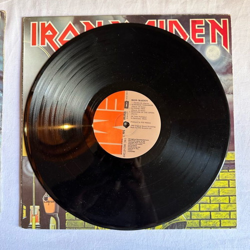 Iron Maiden vinyl record pack of two first Greek pressings
