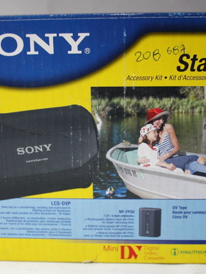 Sony Starter Accessory Kit ACC DVP Handycam with NP FP50 Battery and Mini DV Tape