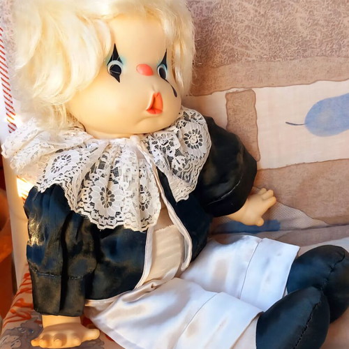 Madonna clown used, Greek company, 80s era, 39 cm
