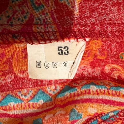 Toi&Moi women's top vest like new, red and turquoise