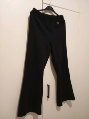Twinset black bell-bottom pants like new, small medium