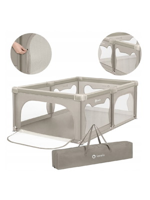 Lionelo Willow πάρκο Beige Sand σαν καινούργιο, 187x127cm με τσάντα μεταφοράς