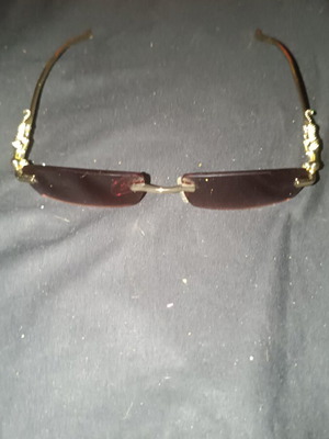 Cartier sunglasses like new, gold color
