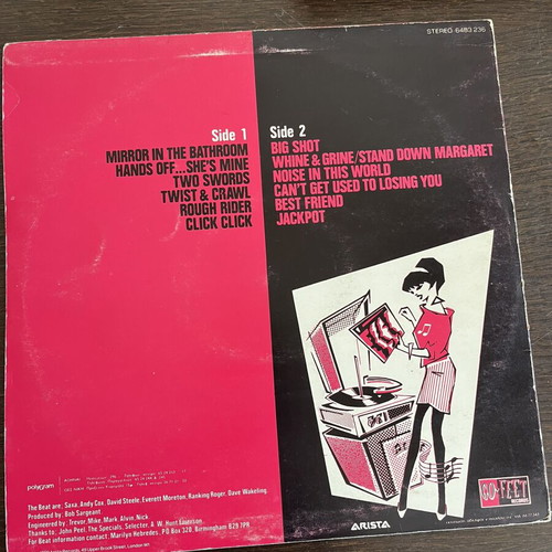 I Just Can't Stop It The Beat vinyl record used