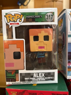 Alex Minecraft Funko Pop vinyl figure like new in box