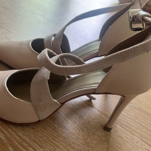 Marian pumps used with soft gel, size 38, beige