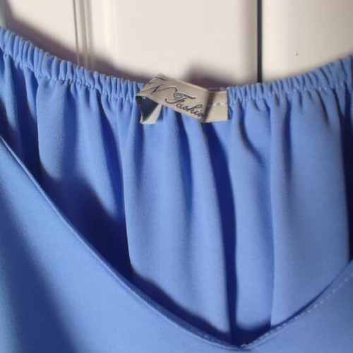 Off Shoulder Dress with Ruffles like new, Pink or Sky Blue, S/M