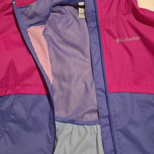 Columbia windbreaker jacket like new, size XS, pink-purple