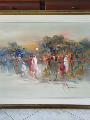 Fofi Mouratidou oil painting on canvas