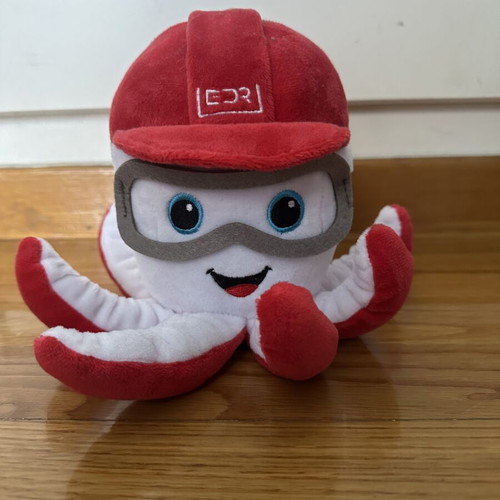 EDR Antwerp Shipyard Plush Octopus Mascot like new