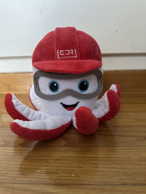 EDR Antwerp Shipyard Plush Octopus Mascot like new