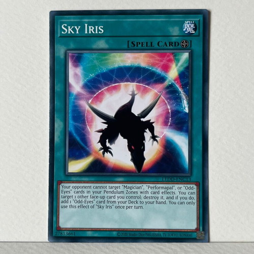 Yu-Gi-Oh Card Sky Iris new, 1st Edition, English