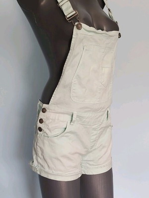FB sister denim jumpsuit in mint color like new