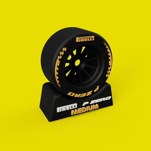 F1 Pirelli 2026 Decorative Tyre Set Hard Medium Soft
