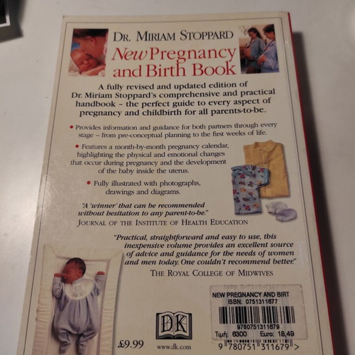 New Pregnancy and Birth Book like new by Dr. Miriam Stoppard
