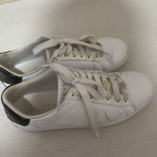 Guess athletic shoes used, size 38, white