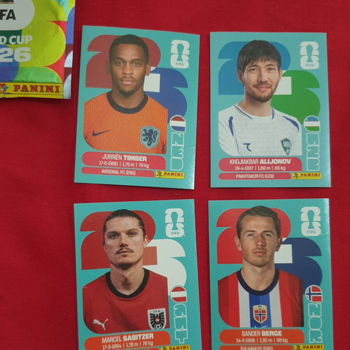 Panini 2026 World Cup 15 stickers new