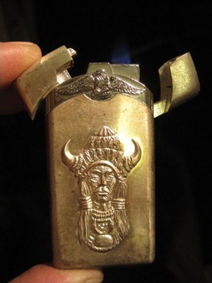Rock electronic lighter used, functional