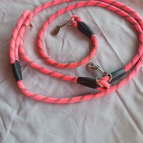Dog leash and harness set GLEE like new, adjustable, reflective