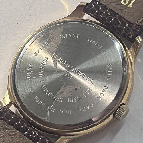 Aubry Freres 35mm Art watch used, women's, white