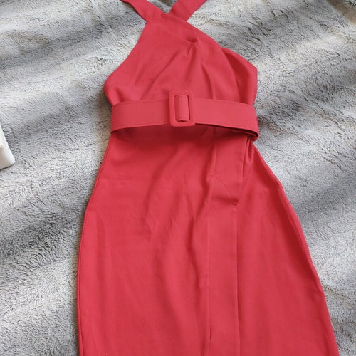 Midi dress red like new, Trendyol, size 36